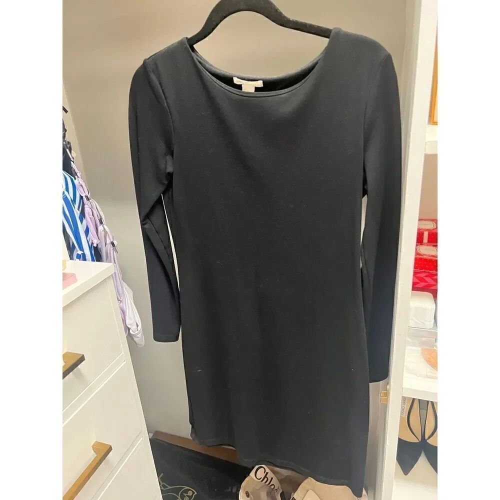 H&M Basic Black Suiting Sheath dress - length 34” size S